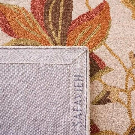 Safavieh 2 x 3 ft. Accent Country and Floral Blossom- Beige and Multi Hand Hooked Rug BLM913C-2